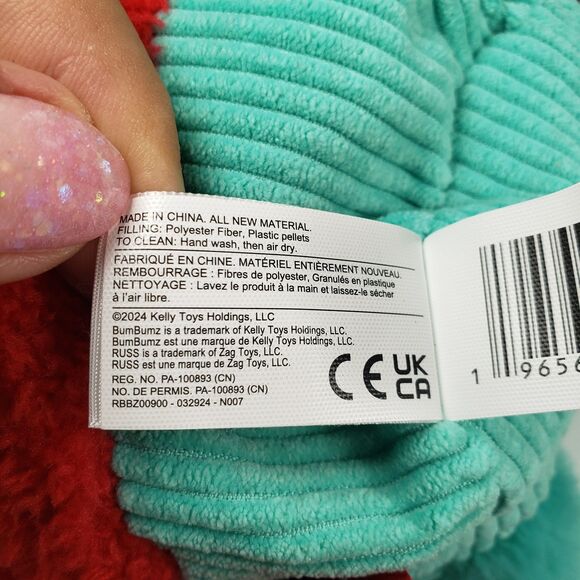 BUM BUMZ by Russ Jazwares Misty The Red Mitten 7.5" SkiLodgeBumz New - Picture 16 of 16